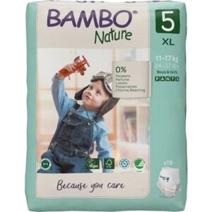 Підгузки-трусики Bambo Nature розмір 5 19 шт. Junior 12-18кг в Івано-Франківській області от компании Інтернет-магазин EconomPokupka