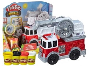 Набір Play-doh з тістом Fire Truck E6103 Doh Castry Set велика пожежна машина 5 труб + аксесуари