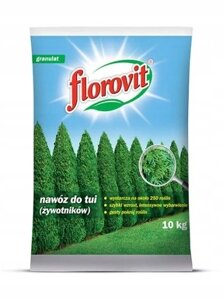 Багатокомпонентне добриво флорвіт гранули 10 кг 10 л добриво для туї Florovit 10кг туї ялиці, сосни, ялини, кипариса в Івано-Франківській області от компании Інтернет-магазин EconomPokupka