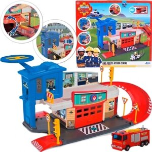Пожежна станція Пожежник сем Police Station 2in1 + Jupiter Vehicle автомобіль юпітер Jada Toys 203097008