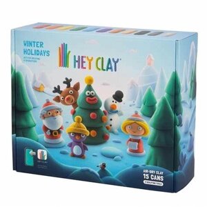 Hey Clay - пластична глина зимові свята + аксесуари Tm Toys 000 в Івано-Франківській області от компании Інтернет-магазин EconomPokupka