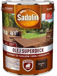 Олія для дерева Sadolin Superdeck палісандр 5 Superdeck тераси палісандр 5л в Івано-Франківській області от компании Інтернет-магазин EconomPokupka