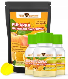 Виріб проти мух Pest Protect 0,015 кг пастка на дрозофілу приваблююча рідина 3x 15ml в Івано-Франківській області от компании Інтернет-магазин EconomPokupka