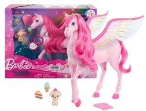 Barbie A Pinch Of Magic рожевий пегас зі світлом звуком Hlc40 лялька барбі чарівний Mattel