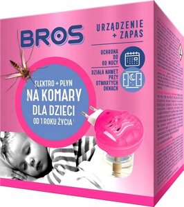 Рідина проти комарів Bros 0,49 кг електрофумігатор для дітей від комарів запасний в Івано-Франківській області от компании Інтернет-магазин EconomPokupka