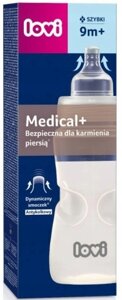 Пляшечка Lovi 330 мл 21/561 Medical+ 330ml 9m+ соска Supervent в Івано-Франківській області от компании Інтернет-магазин EconomPokupka