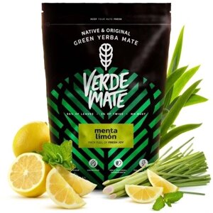 Yerba Mate зелений з м'ятою лимоном 500 цитрусовий 500г