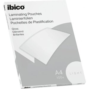 5 шт. Блискуча плівка для ламінації а4 Ibico 75 мікрон 100 штук