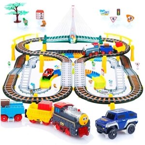 Kinderplay Kp0635 електропоїзд 132 шт. електропоряд локомотив в Івано-Франківській області от компании Інтернет-магазин EconomPokupka