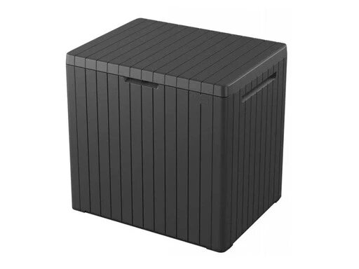 Ящик садовий пластиковий 113 л сірий KETER City Storage Box - переваги