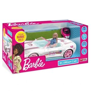 Барбі білий кабріолет на дистанційному керуванні автомобіль Barbie