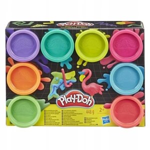 Play-doh моделювальний пластилін 8-пакетики неонові E5063 Hasbro Tub в Івано-Франківській області от компании Інтернет-магазин EconomPokupka