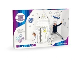 Картонна космічна ракета Tektorado для малювання дитяча іграшка