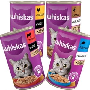 Вологий корм для котів Whiskas мікс смаків Adult 24x400 г в Івано-Франківській області от компании Інтернет-магазин EconomPokupka