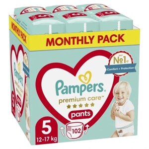 Трусики-підгузники Pampers Premium Care розмір 5 102 шт. 12-17 кг в Івано-Франківській області от компании Інтернет-магазин EconomPokupka