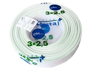 Монтажний плоский кабель YDYp NKT 3 x 2,5 мм2 100 м