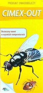 Рідина проти комах Asplant 0,2 кг 100 мл Cimex Out 100ml боротьба з мухами клопами літаючими та біжучими комахами