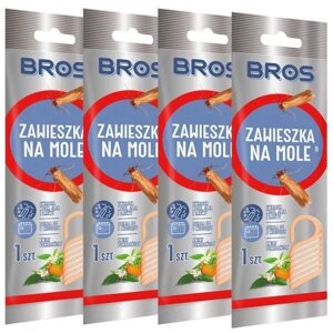 Підвіска проти молі Bros портокаловий квіт 4шт для гардеробу аромат квіту в Івано-Франківській області от компании Інтернет-магазин EconomPokupka