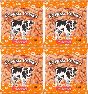 Коровки одиниця молочна карамель 1000 г цукерки кг X4 в Івано-Франківській області от компании Інтернет-магазин EconomPokupka