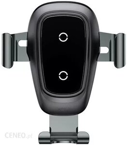 Бездротовий зарядний пристрій-тримач Baseus Metal Gravity Car Mount Wireless Charger Black (bsu043)