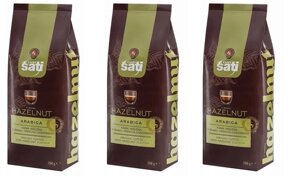 Кава мелена Cafe Sati 3x250 г Hazelnut Arabika в Івано-Франківській області от компании Інтернет-магазин EconomPokupka