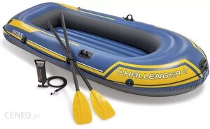 Човен надувний весловий Intex Challenger 2 Set (68367)