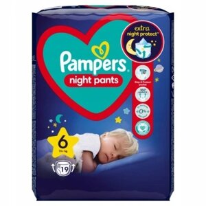 Підгузки-трусики Pampers Night розмір 6 19 шт. Pants (15 кг+) для дітей на ніч 19 шт. в Івано-Франківській області от компании Інтернет-магазин EconomPokupka