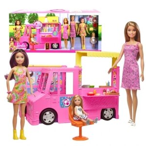 Лялька Barbie набір Food Truck Gwj58 + лялькові сімейні аксесуари