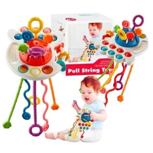 Montessori Sensory іграшка дитяча прорізувач восьмініг 4в1