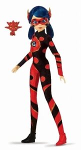 Miraculous: лялька Ladybug And Cat Noir Playmates Toys Biedrosmok 26 см сонечко та кіт нуар божий дракон