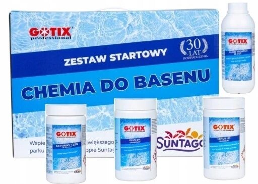 Підготовка для басейну набір хімії для басейну 8в1 7в1 стартовий хімія джакузі ванни спа активний кисень рн водорості від компанії Інтернет-магазин EconomPokupka - фото 1