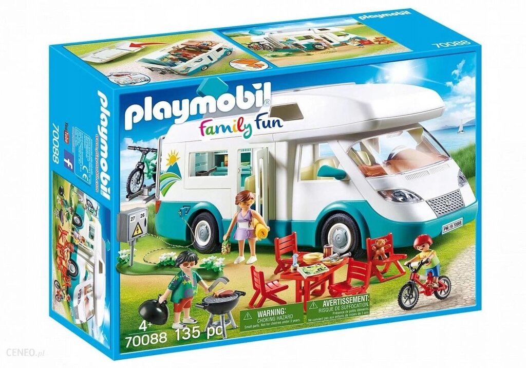 Playmobil Family Fun Camper 70088 Сімейний будинок на колесах від компанії Інтернет-магазин EconomPokupka - фото 1