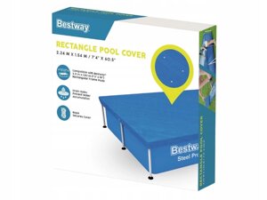 Плівка Bestway 221 шт 150 см покривало для басейну на каркас 221x150cm 58103 нова модель 2024