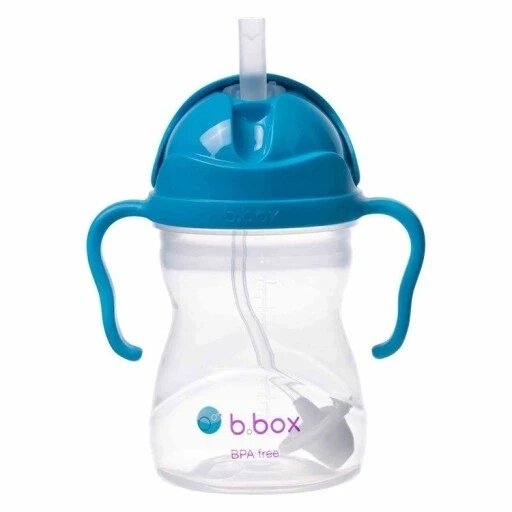 Пляшка для води з соломинкою B. Box 240 мл blue від компанії Інтернет-магазин EconomPokupka - фото 1