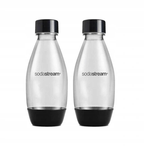 Пляшки Sodastream 0,5л чорний емодзі 2-пак оригінальний набір пляшок 2x пляшка Fuse насичувач двійка від компанії Інтернет-магазин EconomPokupka - фото 1