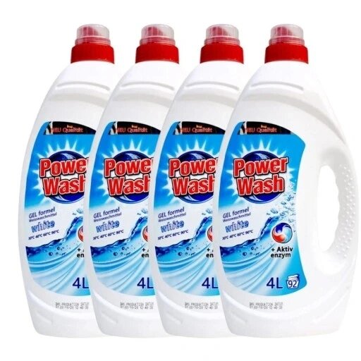 Power Wash Weiss 4L x4 White Gel Super White від компанії Інтернет-магазин EconomPokupka - фото 1