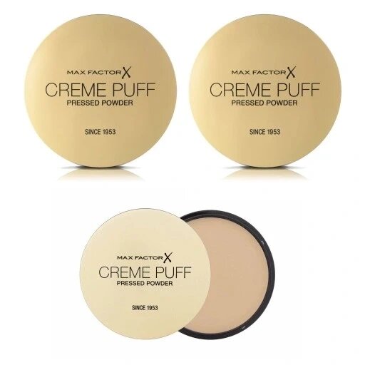 Прасований пудр 41 Max Factor Creme Puff Pressed Powder Medium Beige 14g компактний багатопак 3 від компанії Інтернет-магазин EconomPokupka - фото 1