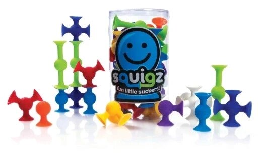 Присоски блоки силіконові Squigz 22 шт Fa0881 Fat Brain Toys від компанії Інтернет-магазин EconomPokupka - фото 1