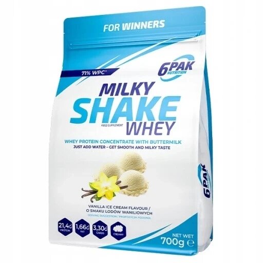 Протеїнова добавка Milky Shake Whey lody 700 г зі смаком ванілі від компанії Інтернет-магазин EconomPokupka - фото 1