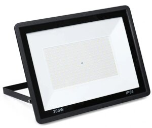 Прожектор LED Interlook BL-200W-BLACK 19000 лм 200 Вт холодний білий IP66