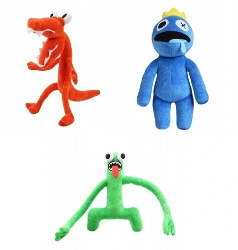 Rainbow Friends Mascot Blue Orange Green Set Talism набір Mazanteam від компанії Інтернет-магазин EconomPokupka - фото 1