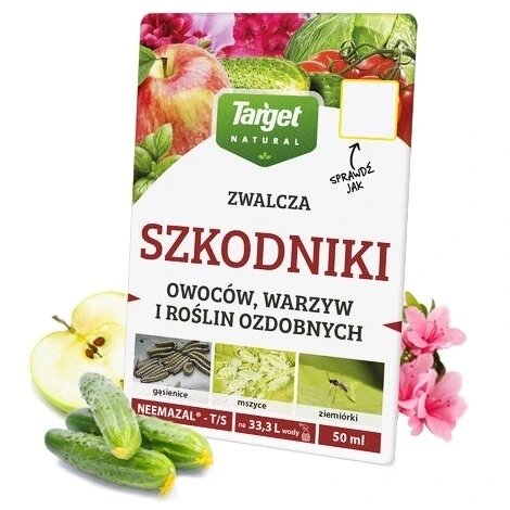 Рідина пестициднаTARGET NEEMAZAL 50 мл, бореться з наземними клопами шкідниками рослин фруктів та овочів від компанії Інтернет-магазин EconomPokupka - фото 1