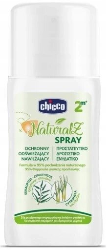 Рідина проти комарів Chicco 100 мл натуральний захисний спрей 100 мл вік 12 місяців+ від компанії Інтернет-магазин EconomPokupka - фото 1