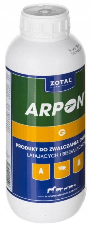 Рідина проти тараканів комарів молі мурах мух ос павуків Zotal 1,1 кг 1000 мл Arpon 1 літр боротьба з дрібної бігучої від компанії Інтернет-магазин EconomPokupka - фото 1