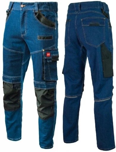 Робочі штани Index Ohs Work Trosuss Jeans Slim, розмір Xl, еластичні, міцні, багато кишень Bhp від компанії Інтернет-магазин EconomPokupka - фото 1