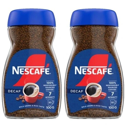 Розчинна кава Nescafe 100г декафеїнована дві штуки х від компанії Інтернет-магазин EconomPokupka - фото 1