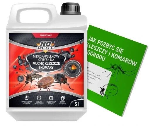 Розпилювач аерозоль проти кліщів комарів No-pest 5000 мл сильний обприск на кліщі комарі мухи 5л циперметрин потужний від компанії Інтернет-магазин EconomPokupka - фото 1