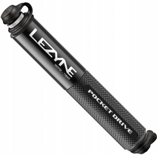 Ручний насос Lezyne Pocket Drive Abs Flex Hose чорний міні до 11bar 14cm велосипедний від компанії Інтернет-магазин EconomPokupka - фото 1