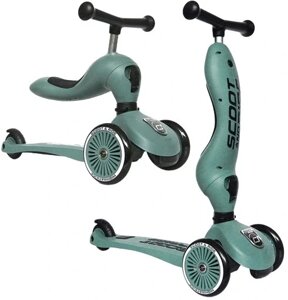 Самокат триколісний Scoot & Ride 96269 Green And Scoter 2in1 Highwaykick