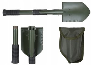 Саперна лопата Mil-tec Shovel 11,5 Cm шт. 30 40,5 складана лопата кайло-пила Mini + чохол оливкового кольору